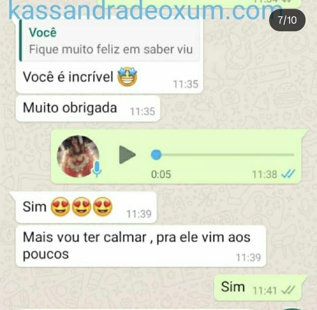 Print real de depoimento de cliente 7