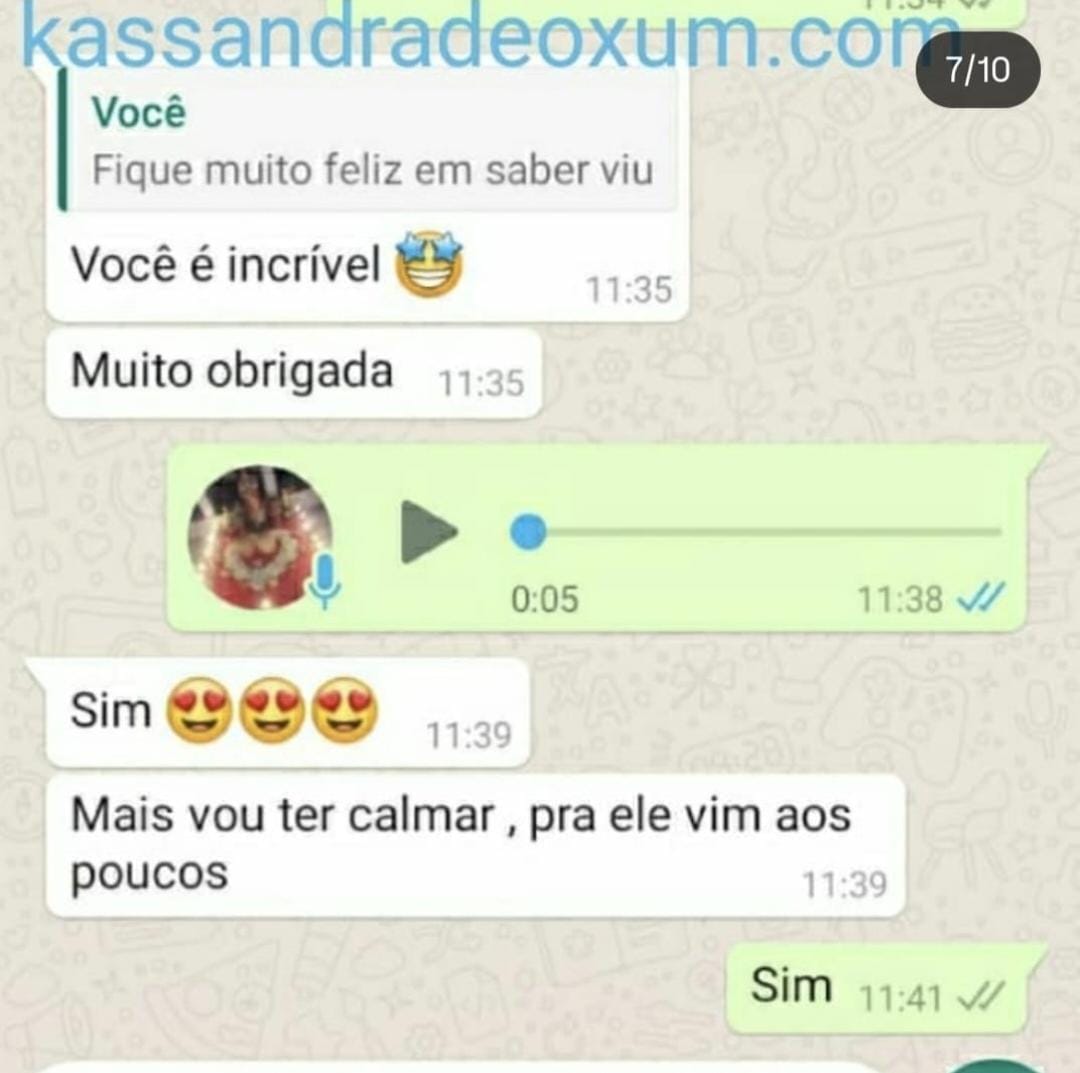 Print real de depoimento de cliente 9